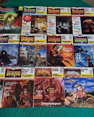 Dragon Magazine (TSR) (13 numeri anni '90 + 1)