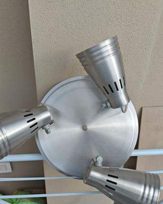 Plafoniera in alluminio