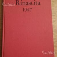 Libro "Rinascita. 1947". editori riuniti. 1976