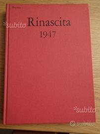 Libro "Rinascita. 1947". editori riuniti. 1976