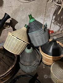 Damigiane  vetro 54 liti