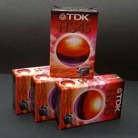 Lotto di  4 videocassette TDK HS 45 minuti VHS-C