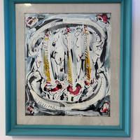 Quadro Martini Rosone - Opera Originale "Composizi