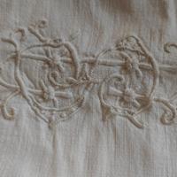 Lenzuola antiche a telaio