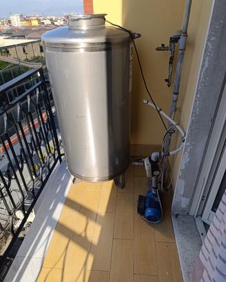 Serbatoio da esterno acciaio inox 400 LT
