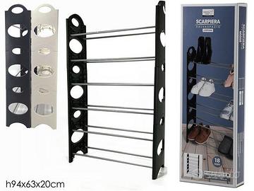 Scarpiera 6 ripiani 18 posti