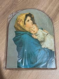 QUADRO RAFFIGURANTE MADONNA CON BAMBINO
