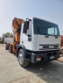 Iveco 190 con gru e cassone