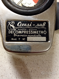 Decompressimetro Cressi vintage