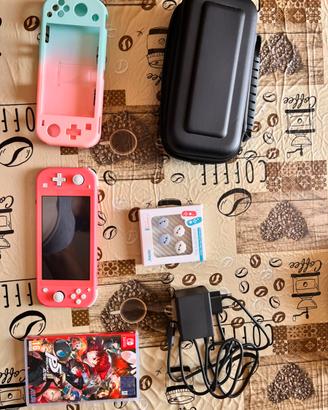 Switch lite + Persona 5 Royal + Accessori