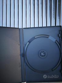 Cartone con 70 custodie nere da Cd/Dvd