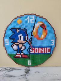 Orologio da parete Sonic effetto mosaico.