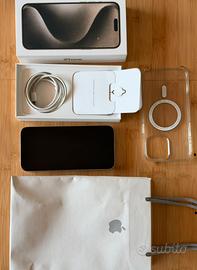 iPhone 15 Pro Max 512GB Titanio Batteria NEW 100%