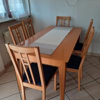 Tavolo e 6 sedie