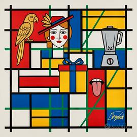 Quadro Moderno Astratto - 40x40