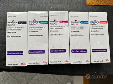 Tirzepatide 2,5-5-7,5-10-12,5-15