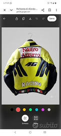 Giacca Moto Vintage Valentino Rossi 46 - Taglia L
