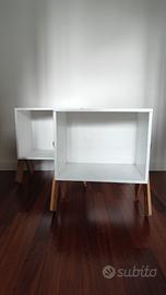 Coppia Comodini design scandivano moderno