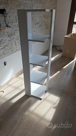 Libreria / Mobiletto a Colonna Bianco