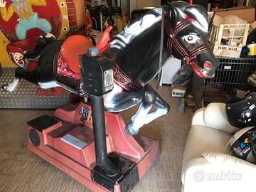 Kiddy Ride Cavallo Dondolante Furia anni 90 Falgas