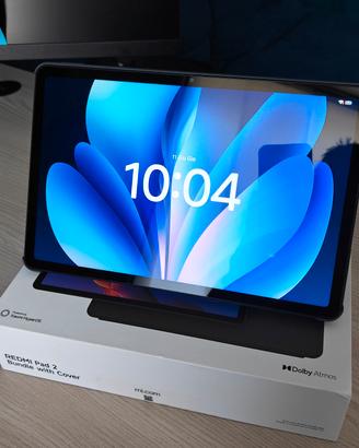 Tablet Redmi Pad 2 in bundle con cover 