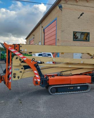 Piattaforma aerea ragno cingolato JLG X23J anno 20