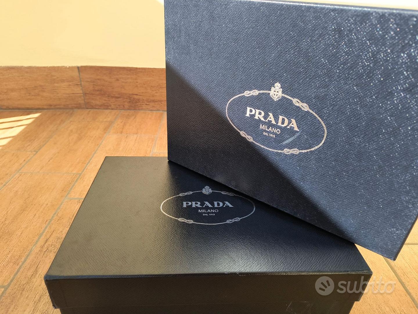 Scatola scarpe prada discount