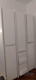 Armadio legno massello bianco