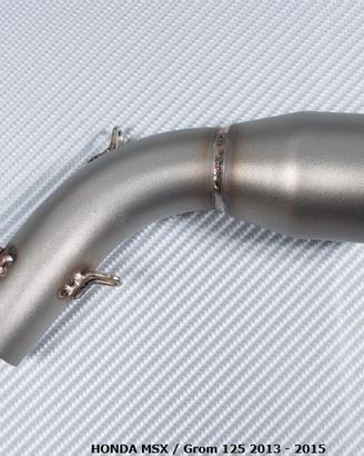 Raccordo Mid Pipe per HONDA MSX 125 GROM 2013 2015