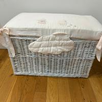 Baule vimini  rosa marca PICCI