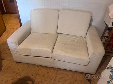 Divano due posti tessuto