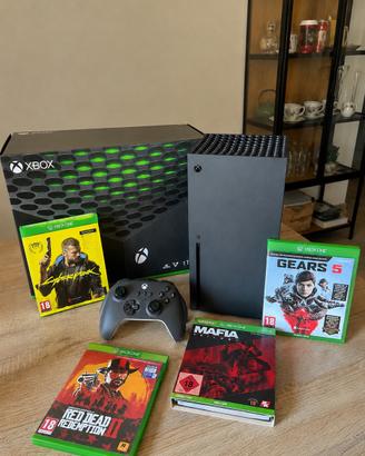 Xbox Series X 1TB + Scatola Originale + 4 Giochi