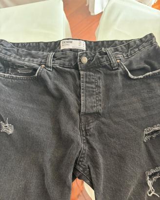 Pantaloncini neri Bershka Denim EUR 42