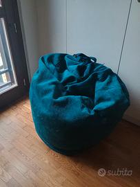 poltrona sacco 21grammi verde petrolio 