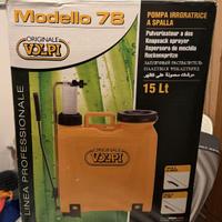 Pompa Irroratrice Manuale a Spalla VOLPI 15lt