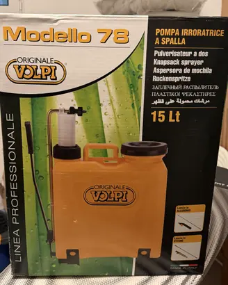 Pompa Irroratrice Manuale a Spalla VOLPI 15lt