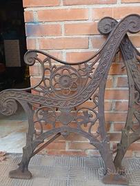 Struttura panchina in ghisa