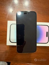 Iphone 14pro 128GB - Deep Purple - Cover & Scatola