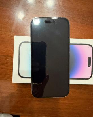 Iphone 14pro 128GB - Deep Purple - Cover & Scatola