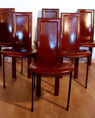 6 sedie Lara di G. Cattelan per Cattelan Italia