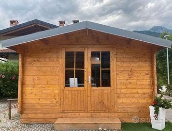 Casetta deposito in legno da giardino