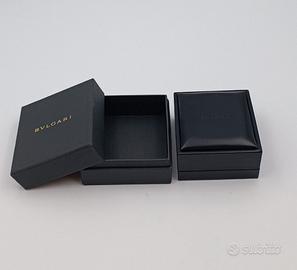 Raro Box Bulgari Per Gioiello In Pelle