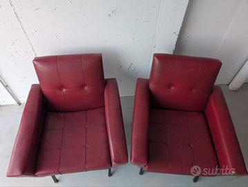 Coppia Poltrone anni 50/60 stile Marco Zanuso