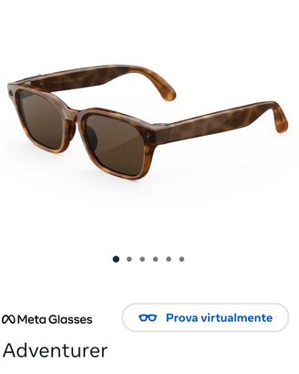 META GLASSES ADVENTURER MAI UTILIZZATI