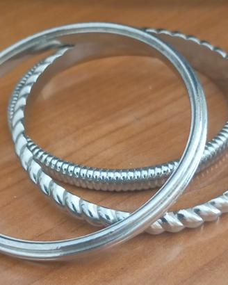 Set 3 bracciali Calvin Klein Jeans in acciaio  