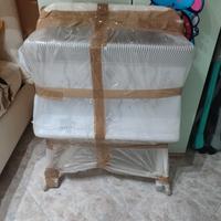 Fasciatoio Brevi con vaschetta bagno e ruote 