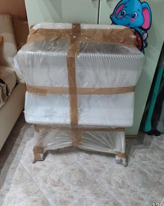 Fasciatoio Brevi con vaschetta bagno e ruote 