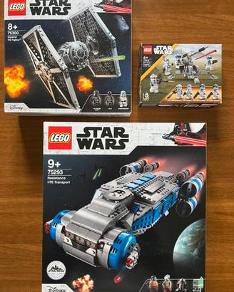 Lego 75293 i-ts + 75300 tie fighter + 75345 truppe