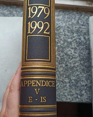 Treccani completa 44 volumi pelle oro