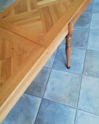 2 Panche 240x44cm Rovere Larice Massello
